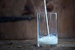glass, milk, white, cow's milk, drink, fresh, food, whole milk, protein, give a, pour a, flow, milk stream, liquid, nature, wet, close up, nourishment, animal, animal product